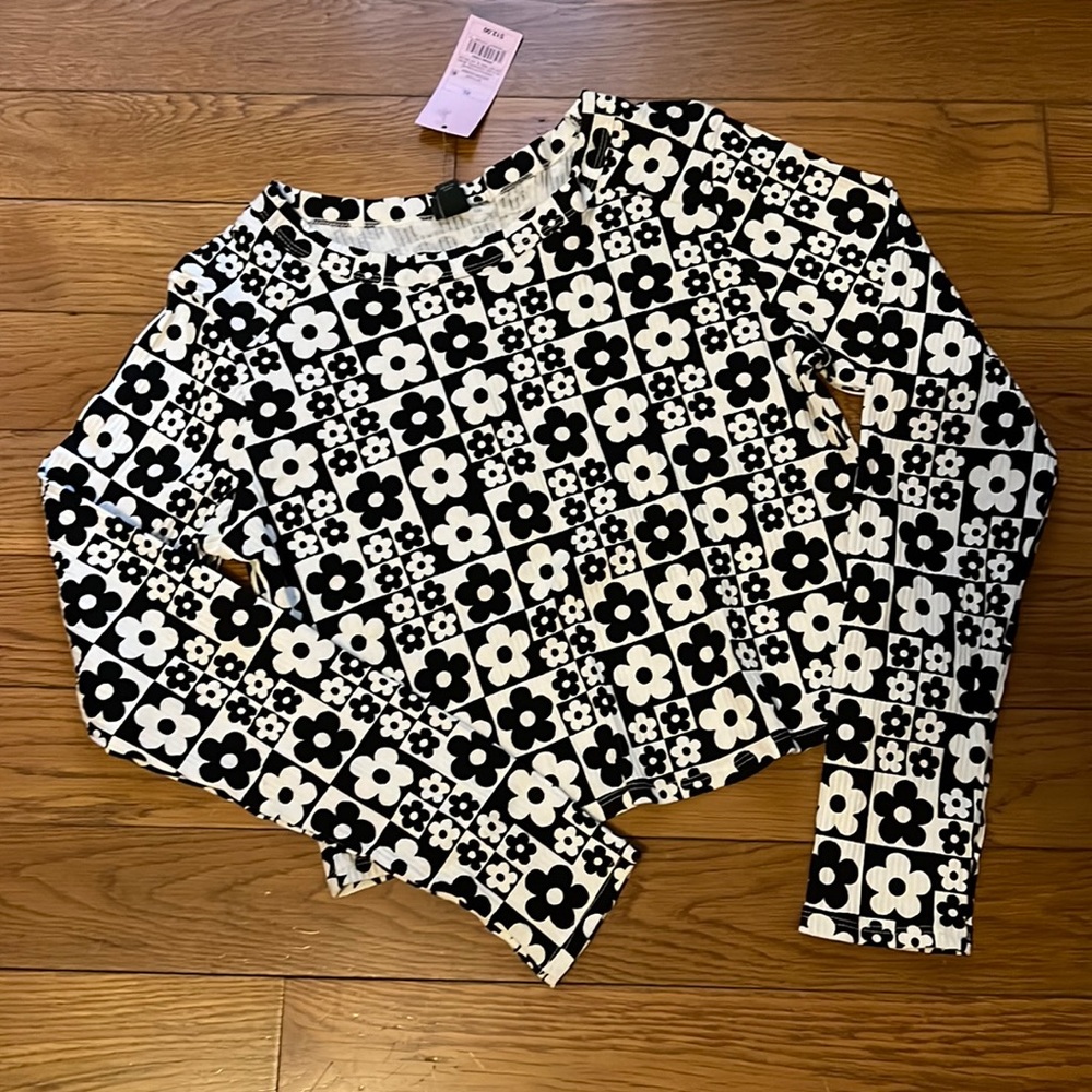 Wild Fable Flowered Crop Top